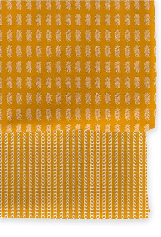 Poly Cotton Top Bottom Digital Printed Set, 2.5 Mtr Top With 2.5 Mtr Bottom, Cotton Fabric