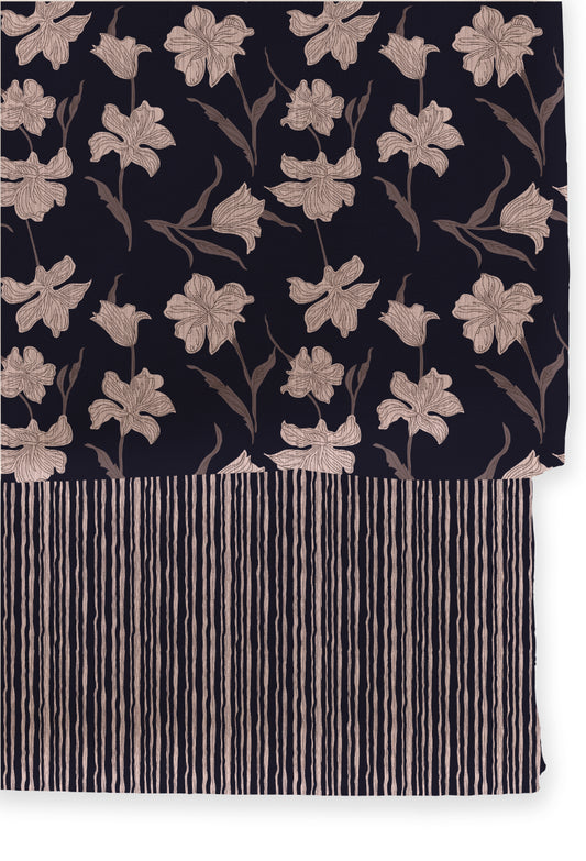 Poly Cotton Top Bottom Digital Printed Set, 2.5 Mtr Top With 2.5 Mtr Bottom, Cotton Fabric