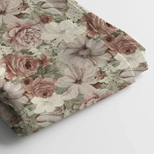 Poly Cotton Digital Printed Fabric | 44 Inches , Unstitched - Arihant Creations