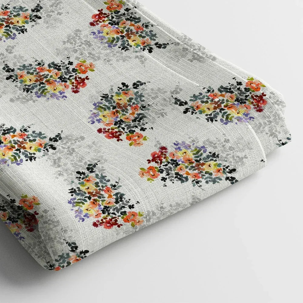 Crepe Digital Print Fabric | 44 Inches, Unstitched - Arihant Creations