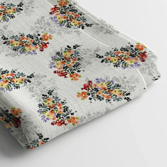 Crepe Digital Print Fabric | 44 Inches, Unstitched - Arihant Creations