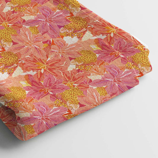 Rayon Digital Print Fabric | 5 Meter, 44 Width, Unstitched Dress Material, Poly Blend