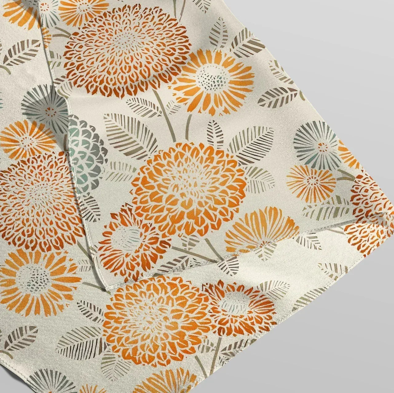 Japan Satin Digital Print Fabric | 44 Inches, Unstitched - Arihant Creations