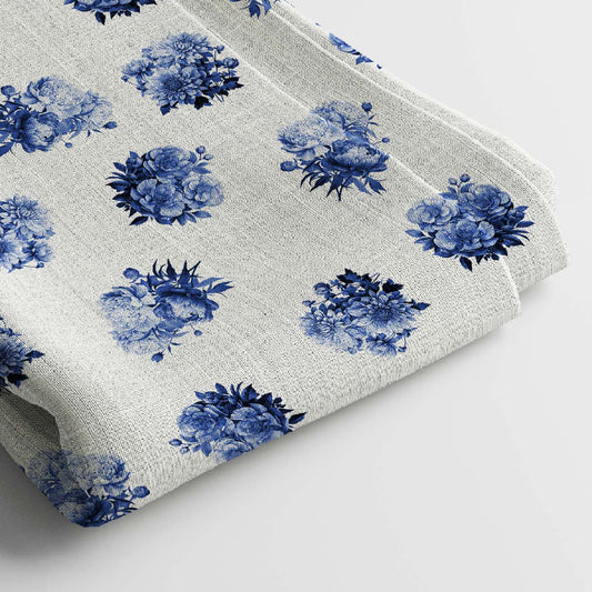 Rayon Digital Print Fabric | 5 Meter, 44 Width, Unstitched Dress Material, Poly Blend