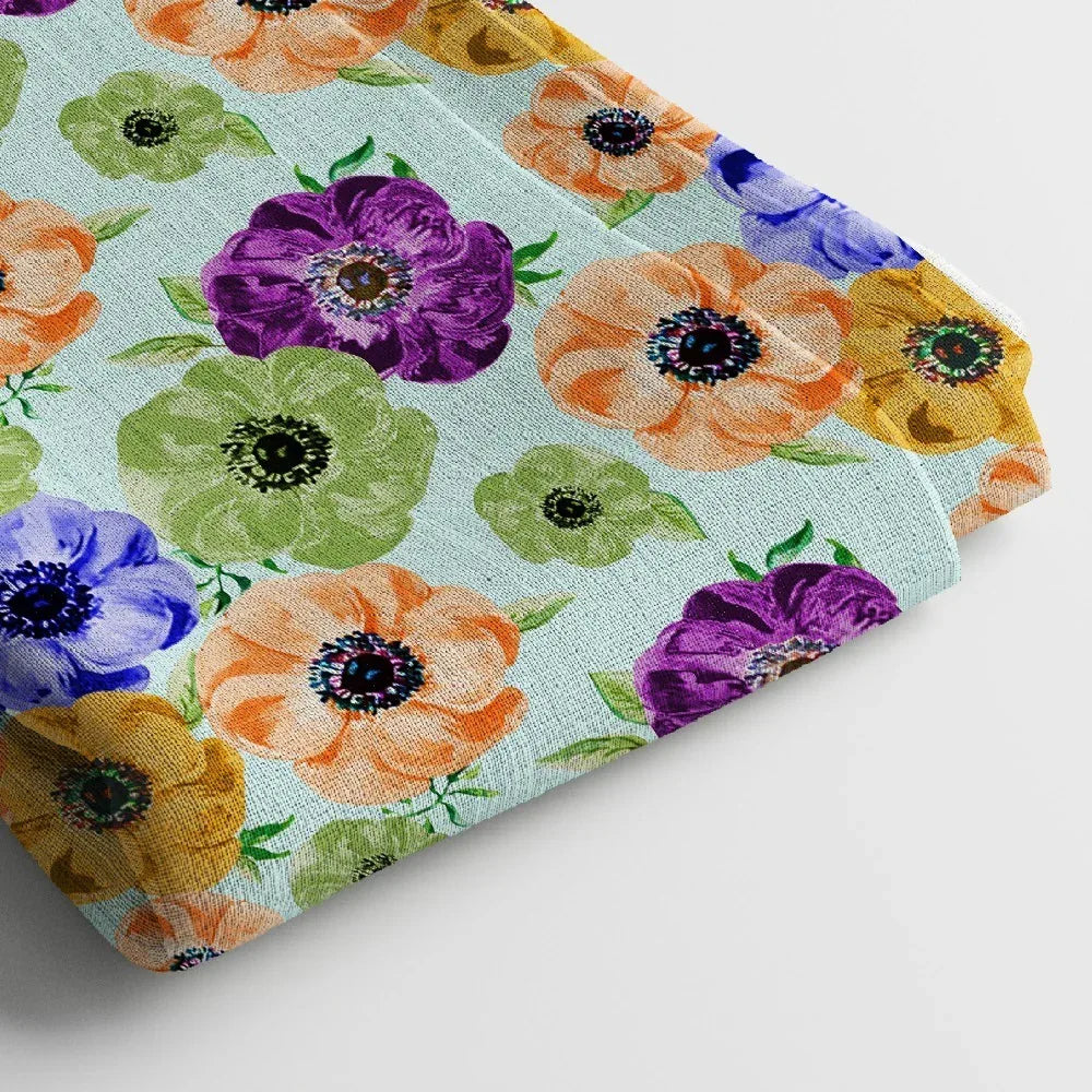 Georgette Digital Print Fabric | 44 Inches, Unstitched - Arihant Creations