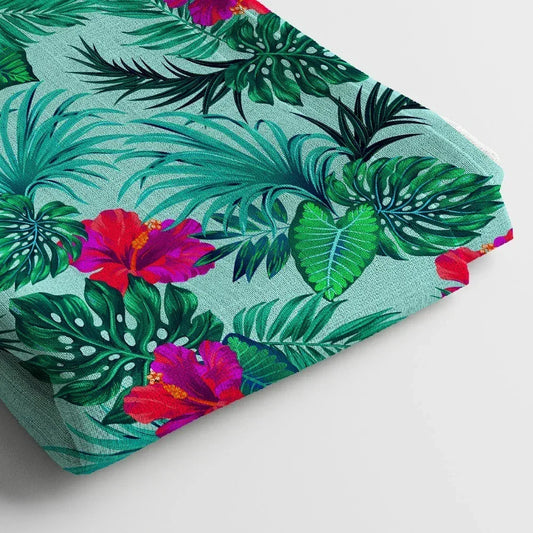 Muslin Digital Printed Fabric | Poly Blend, 44 Width, Unstitched, Soft, Lightweight - Arihant Creations