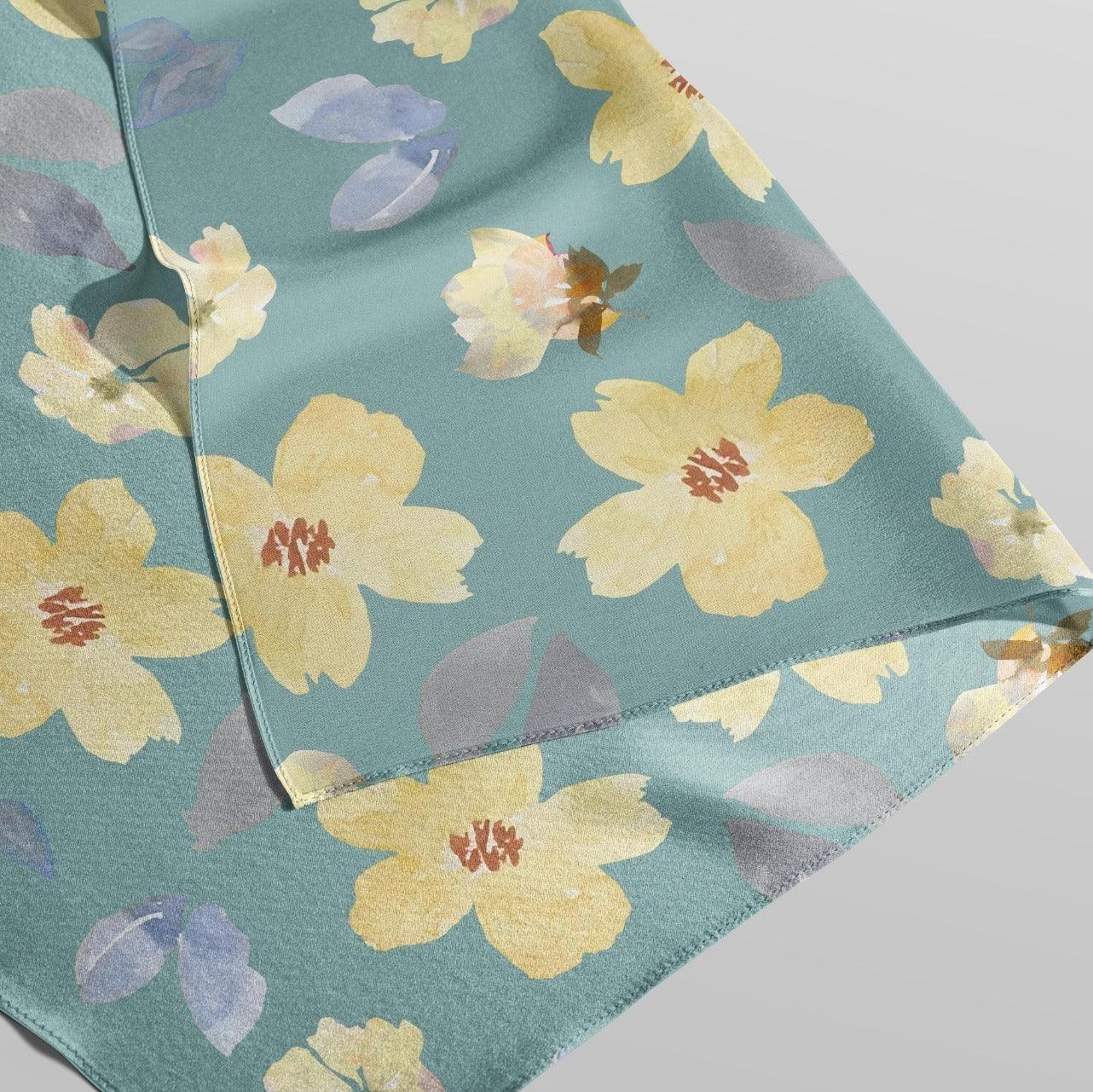 Japan Satin Digital Print Fabric | 44 Inches, Unstitched - Arihant Creations