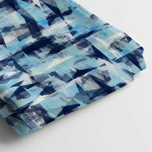 Rayon Digital Print Fabric | 5 Meter, 44 Width, Unstitched Dress Material, Poly Blend