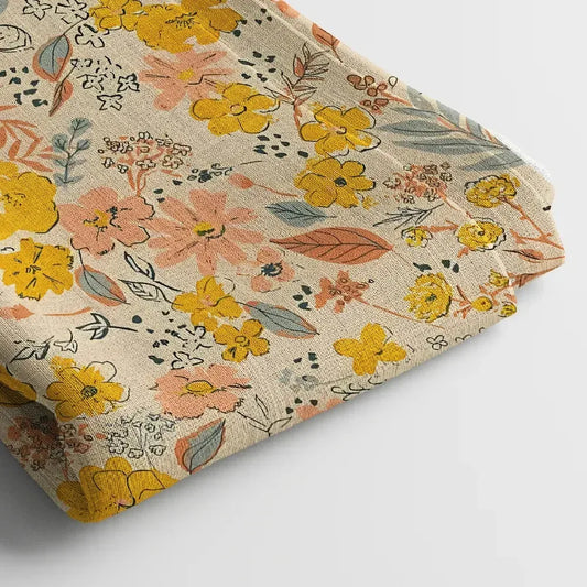 Georgette Digital Print Fabric | 44 Inches, Unstitched - Arihant Creations