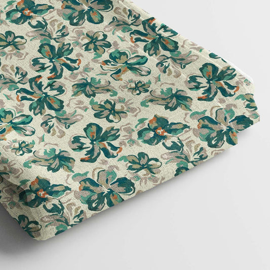 Rayon Digital Print Fabric | 5 Meter, 44 Width, Unstitched Dress Material, Poly Blend