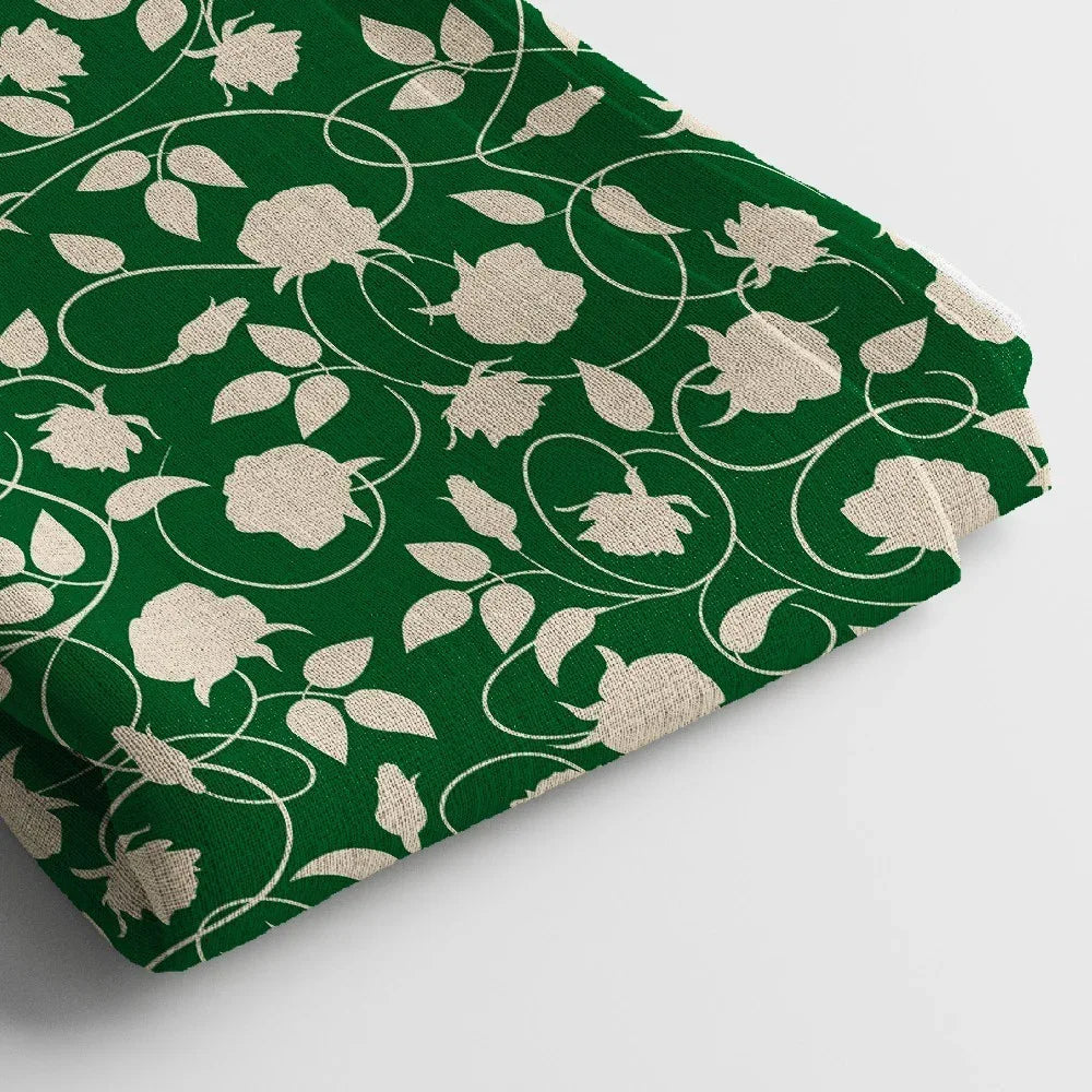 Linen Digital Print Fabric | 44 Inches, Unstitched - Arihant Creations