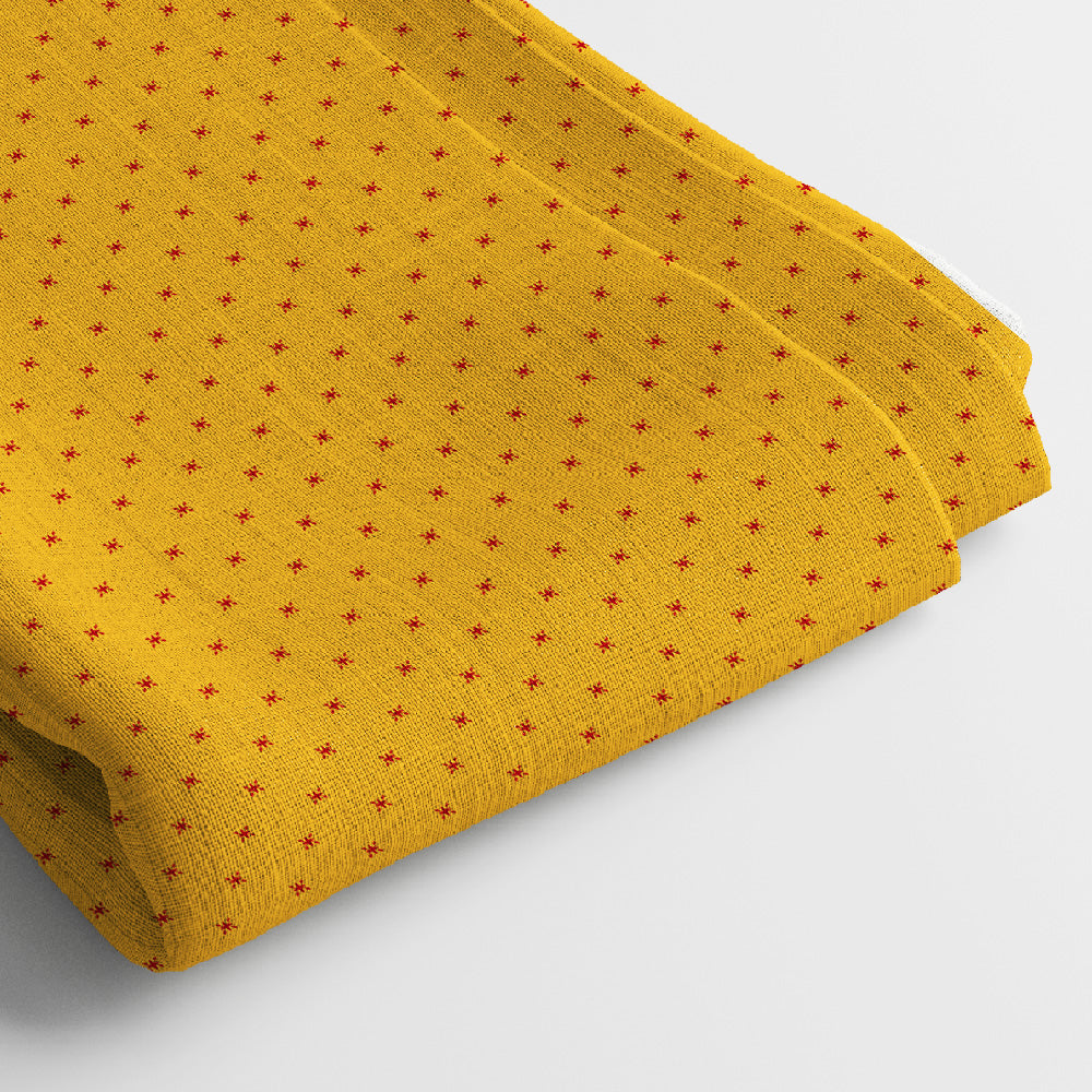 Kota Doria Digital Print Fabric | 5 Meter, 44" Width, Unstitched