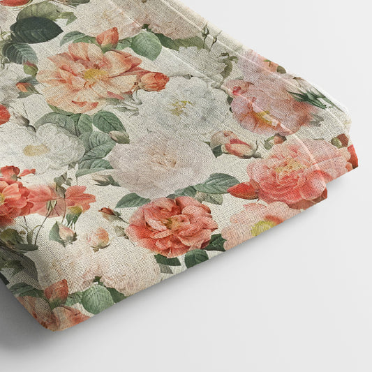 Kota Doria Digital Print Fabric | 5 Meter, 44" Width, Unstitched