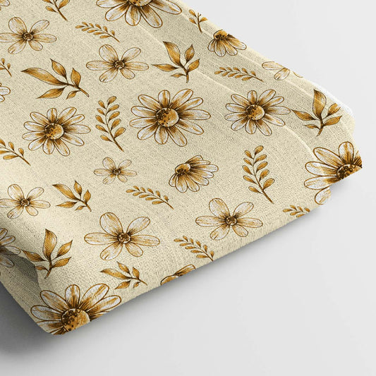 Rayon Digital Print Fabric | 5 Meter, 44 Width, Unstitched Dress Material, Poly Blend