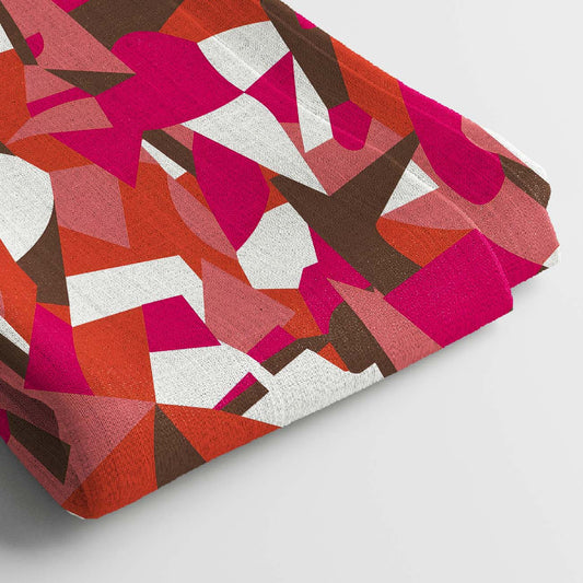 Rayon Digital Print Fabric | 5 Meter, 44 Width, Unstitched Dress Material, Poly Blend