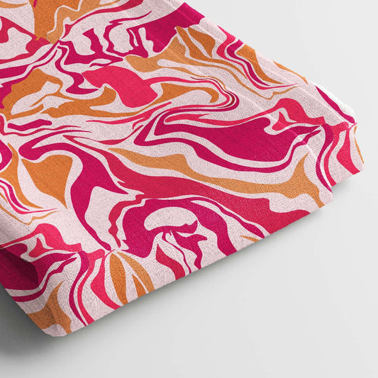 Rayon Digital Print Fabric | 5 Meter, 44 Width, Unstitched Dress Material, Poly Blend