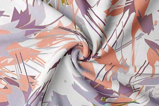 Rayon Digital Print Fabric | 44 Width, Unstitched, Poly Blend - Arihant Creations