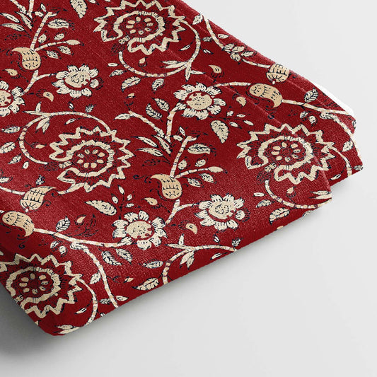 Rayon Digital Print Fabric | 5 Meter, 44 Width, Unstitched Dress Material, Poly Blend