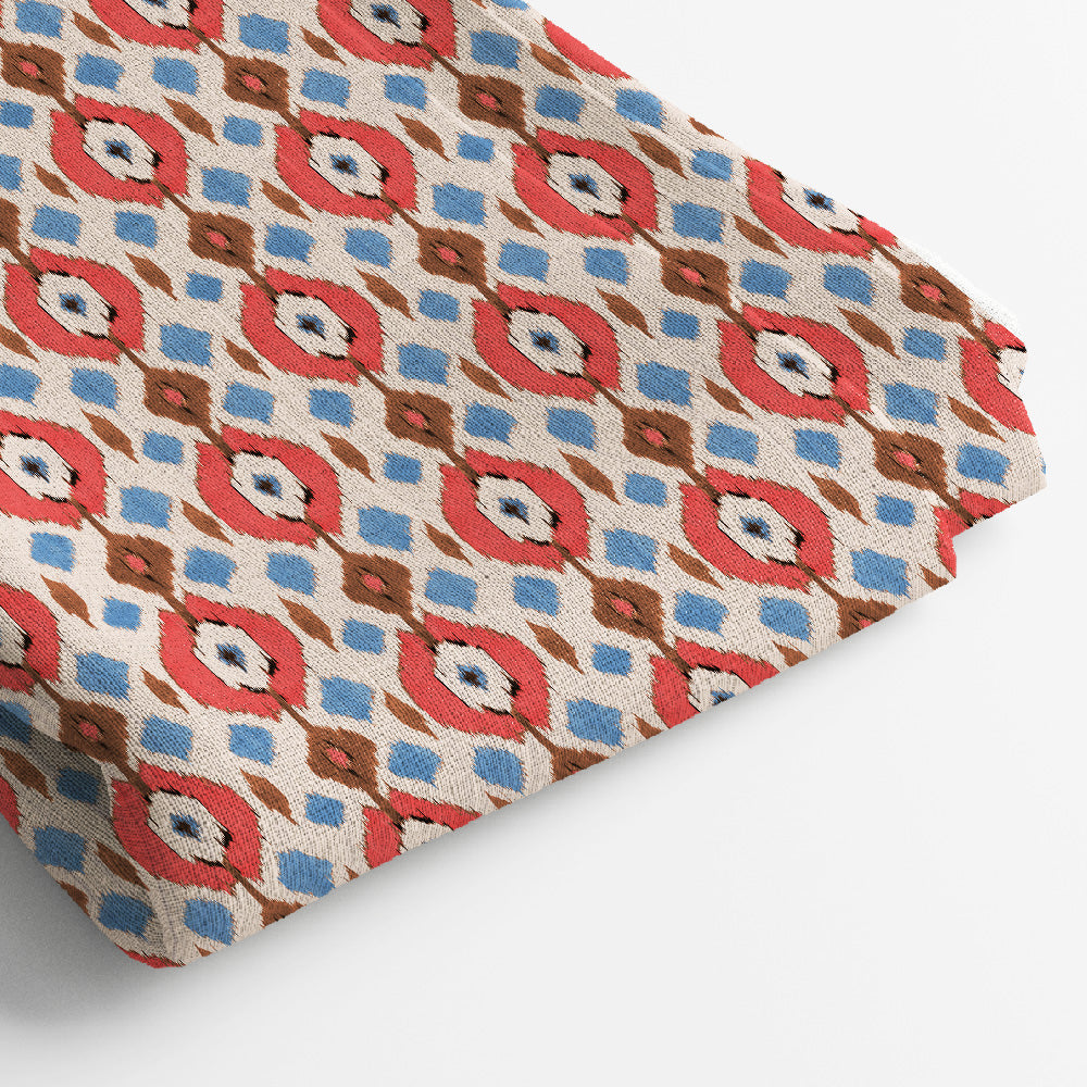 Linen Digital Print Fabric | 5 Meter, 44" Width, Unstitched