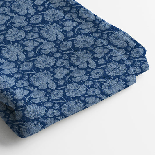 Poly Cotton Digital Printed Fabric, Soft & Lightweight, For Women's Clothing