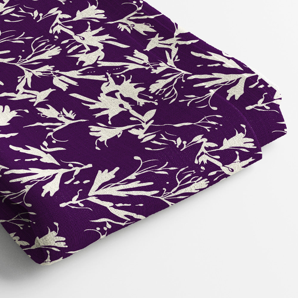 Linen Digital Print Fabric | 5 Meter, 44" Width, Unstitched