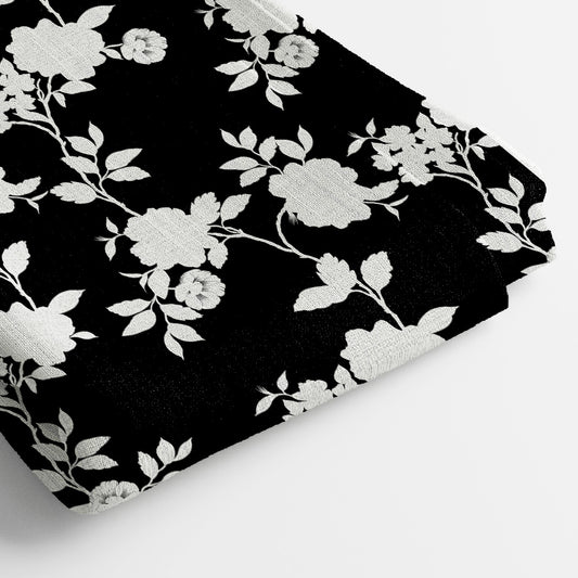 Linen Digital Print Fabric | 5 Meter, 44" Width, Unstitched