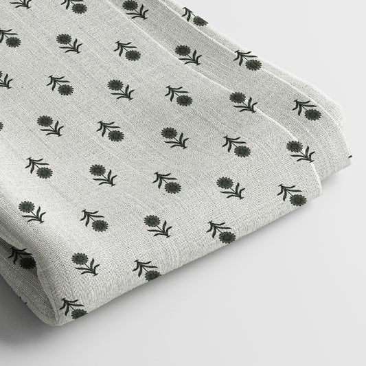 Pure Linen Digital Print Fabric | 5 Meter, 44" Width, Unstitched