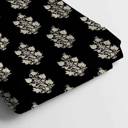 Pure Linen Digital Print Fabric | 5 Meter, 44" Width, Unstitched