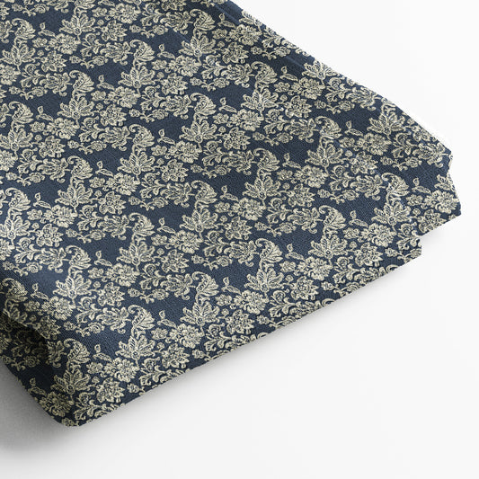 Pure Linen Digital Print Fabric | 5 Meter, 44" Width, Unstitched