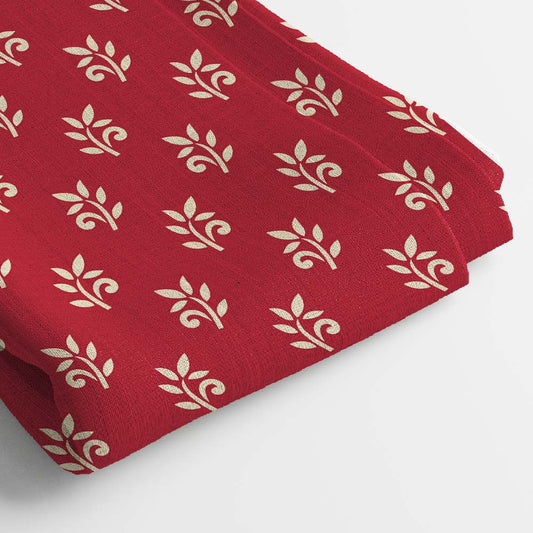 Pure Linen Digital Print Fabric | 5 Meter, 44" Width, Unstitched