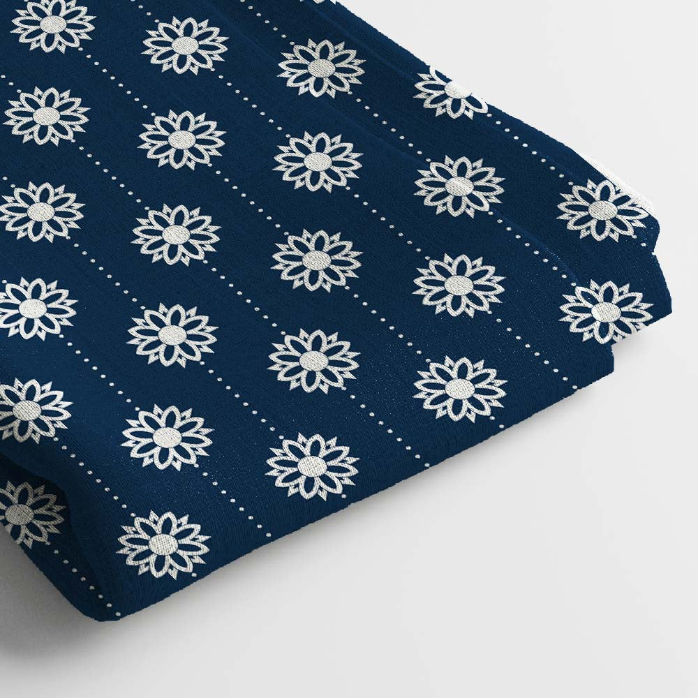 Pure Linen Digital Print Fabric | 5 Meter, 44" Width, Unstitched