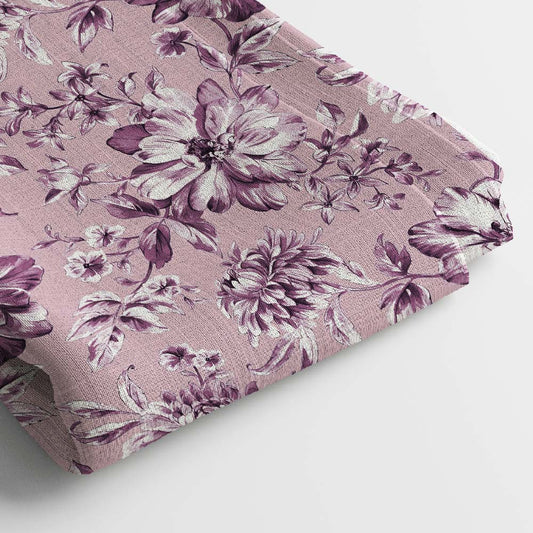 Kota Doria Digital Print Fabric | 5 Meter, 44" Width, Unstitched