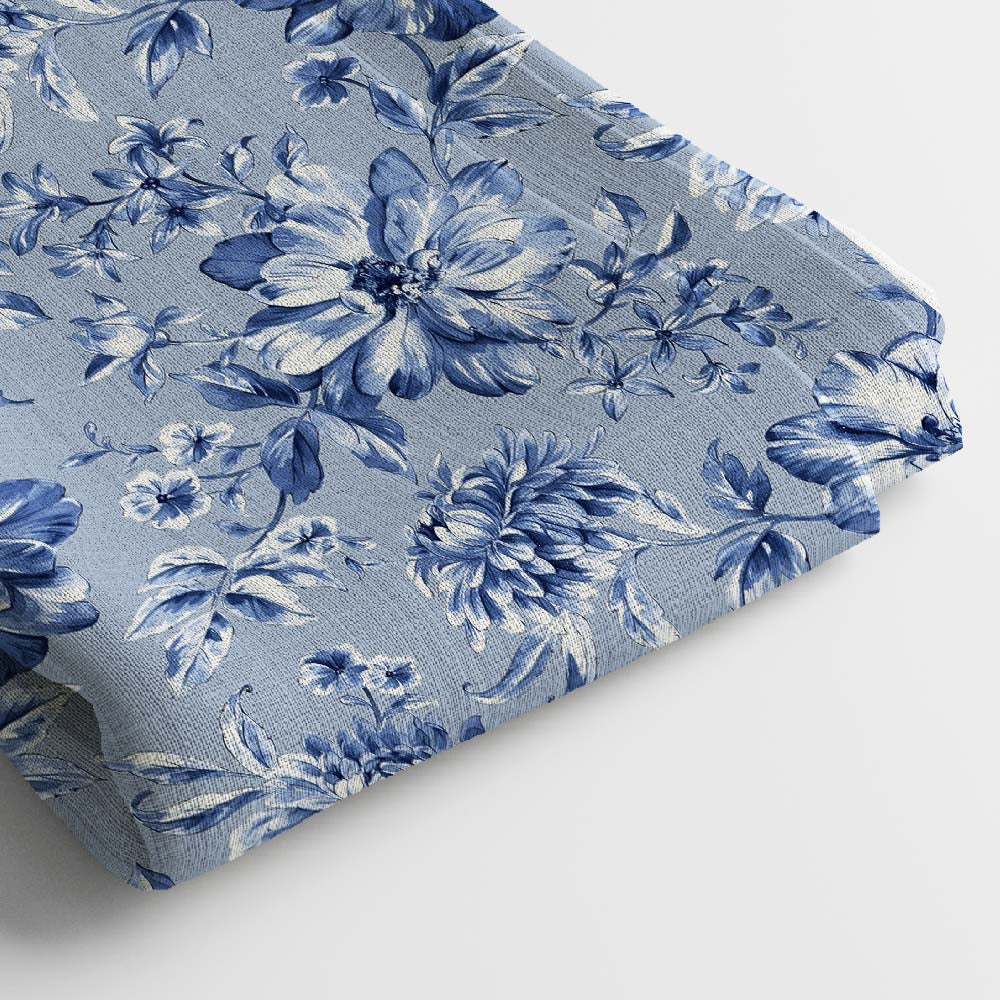 Kota Doria Digital Print Fabric | 5 Meter, 44" Width, Unstitched