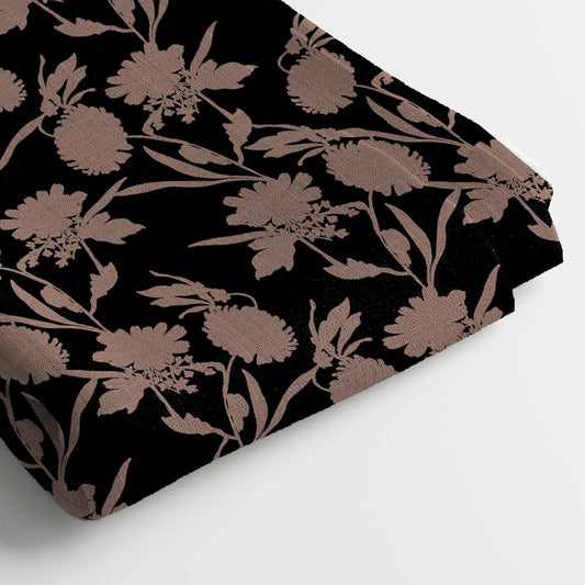 Pure Linen Digital Print Fabric | 5 Meter, 44" Width, Unstitched