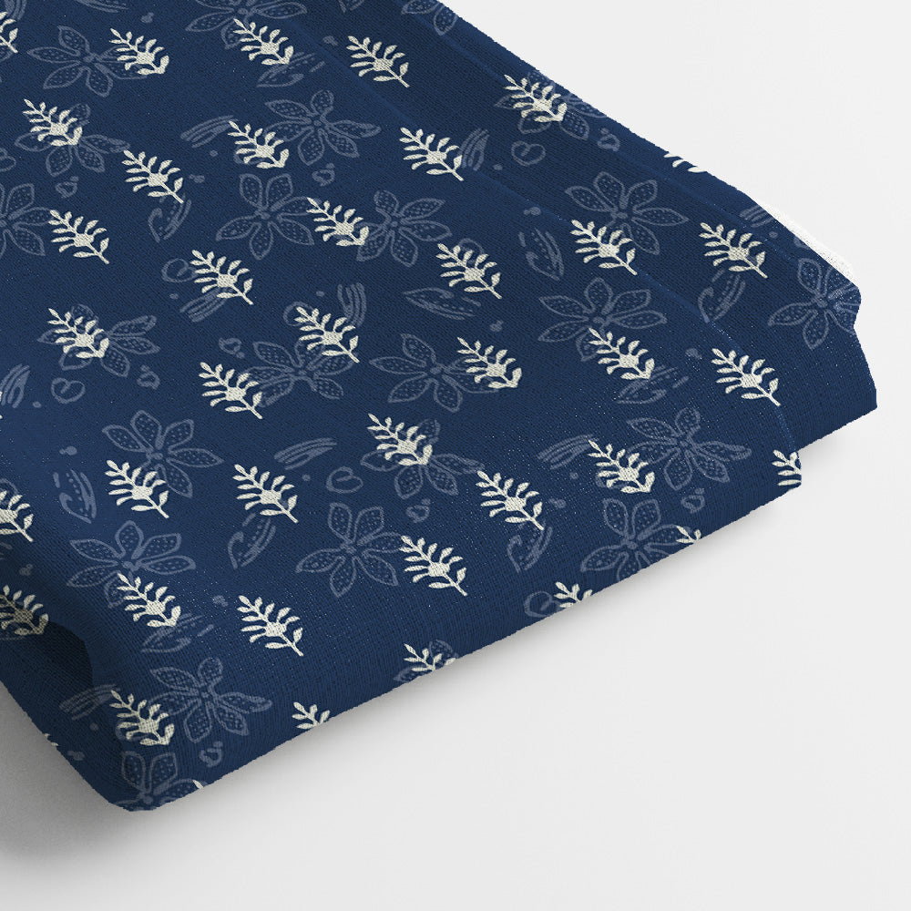 Pure Linen Digital Print Fabric | 5 Meter, 44" Width, Unstitched
