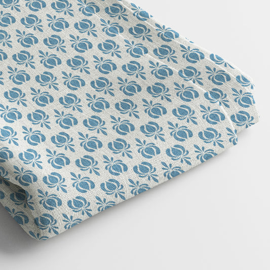 Pure Linen Digital Print Fabric | 5 Meter, 44" Width, Unstitched
