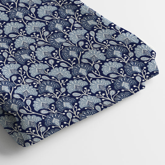 Linen Digital Print Fabric | 5 Meter, 44" Width, Unstitched