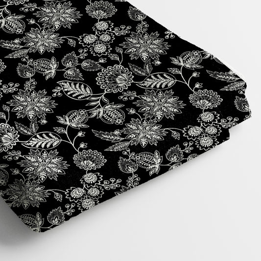 Linen Digital Print Fabric | 5 Meter, 44" Width, Unstitched