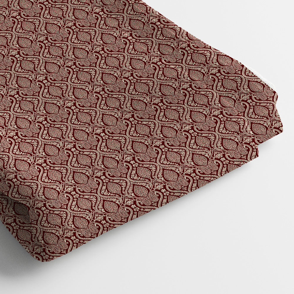 Pure Linen Digital Print Fabric | 5 Meter, 44" Width, Unstitched