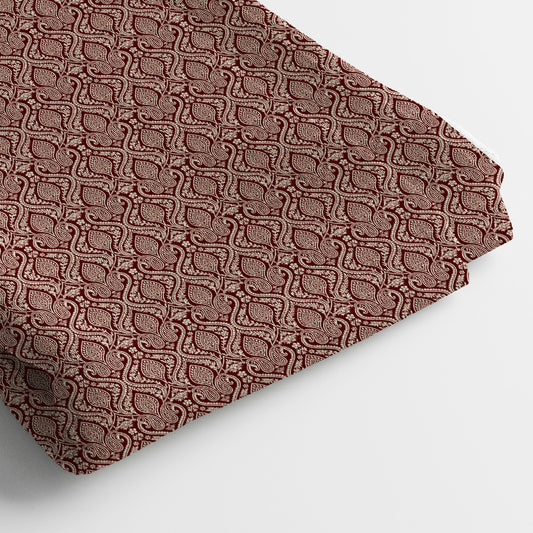 Pure Linen Digital Print Fabric | 5 Meter, 44" Width, Unstitched