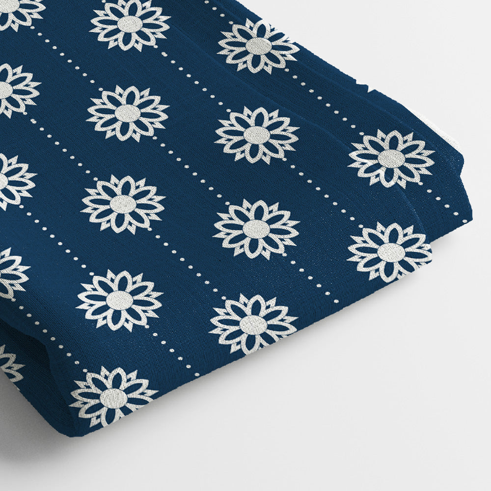 Pure Linen Digital Print Fabric | 5 Meter, 44" Width, Unstitched