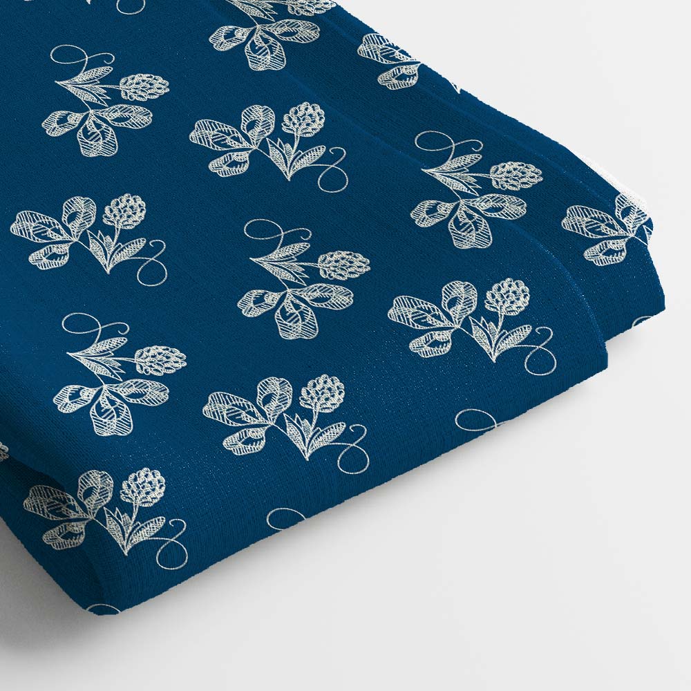 Crepe Digital Print Fabric | 5 Meter, 44" Inches, Unstitched
