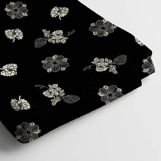 Crepe Digital Print Fabric | 5 Meter, 44" Inches, Unstitched