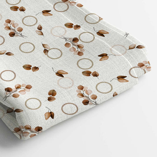 Muslin Digital Printed Fabric | 5 Meter, 44" Width, Unstitched