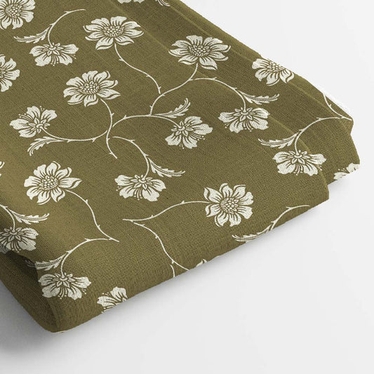 Muslin Digital Printed Fabric | 5 Meter, 44" Width, Unstitched