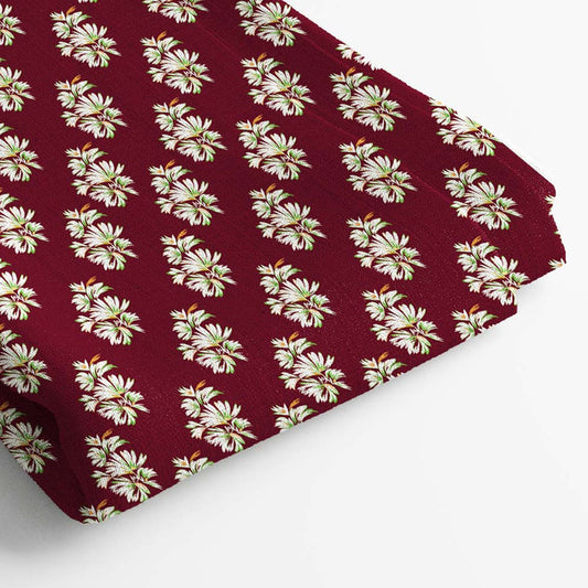 Muslin Digital Printed Fabric | 5 Meter, 44" Width, Unstitched