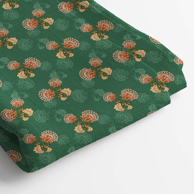 Muslin Digital Printed Fabric | 5 Meter, 44" Width, Unstitched