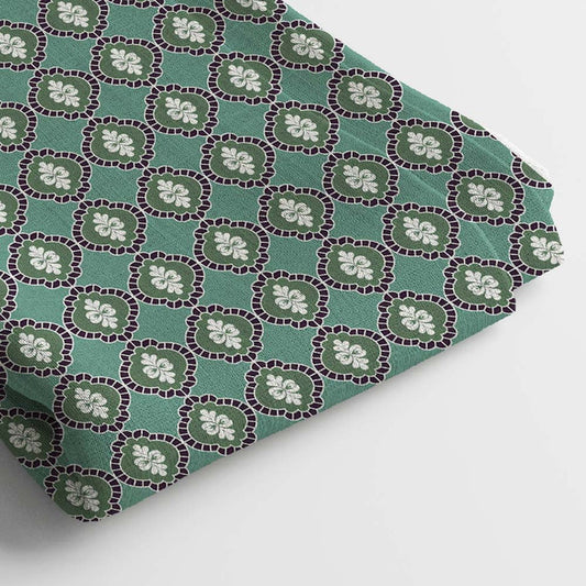 Muslin Digital Printed Fabric | 5 Meter, 44" Width, Unstitched