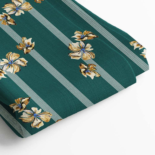 Muslin Digital Printed Fabric | 5 Meter, 44" Width, Unstitched
