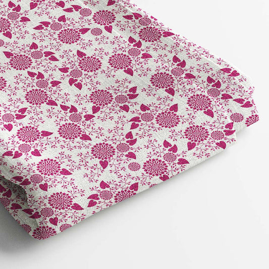 Muslin Digital Printed Fabric | 5 Meter, 44" Width, Unstitched